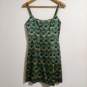 Vintage 90s Silk Mini Dress